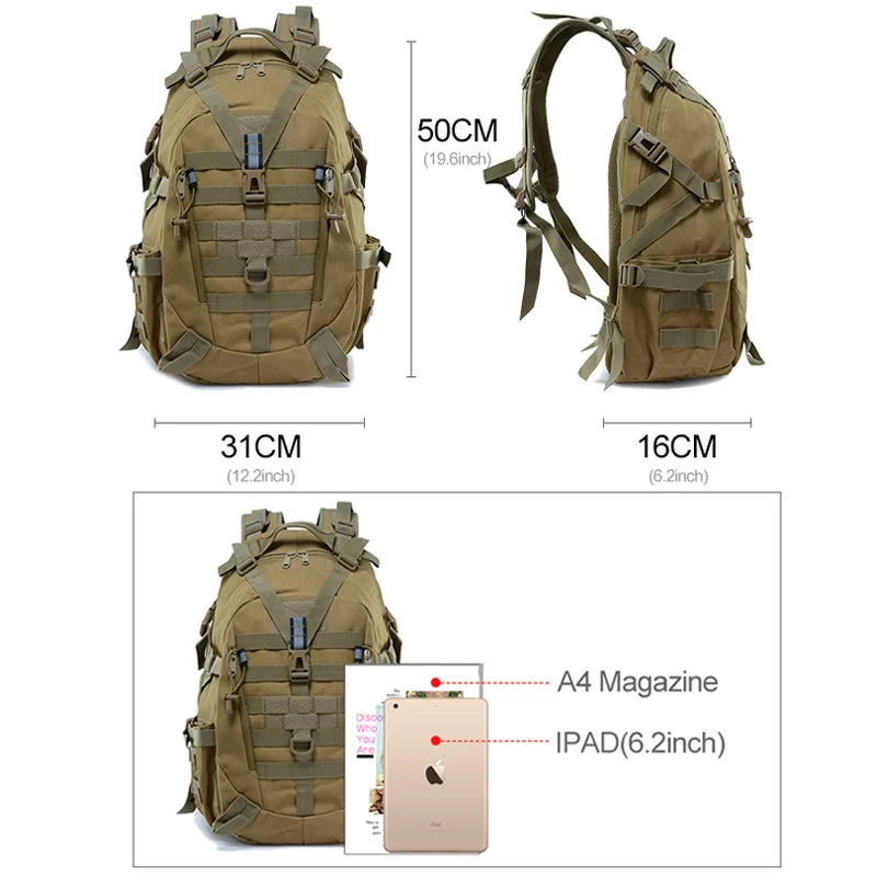 40L Camping Backpack Men's