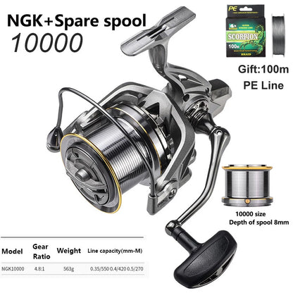 Fishing Reel 8000-14000 9000 10000 12000 Max Drag 20KG