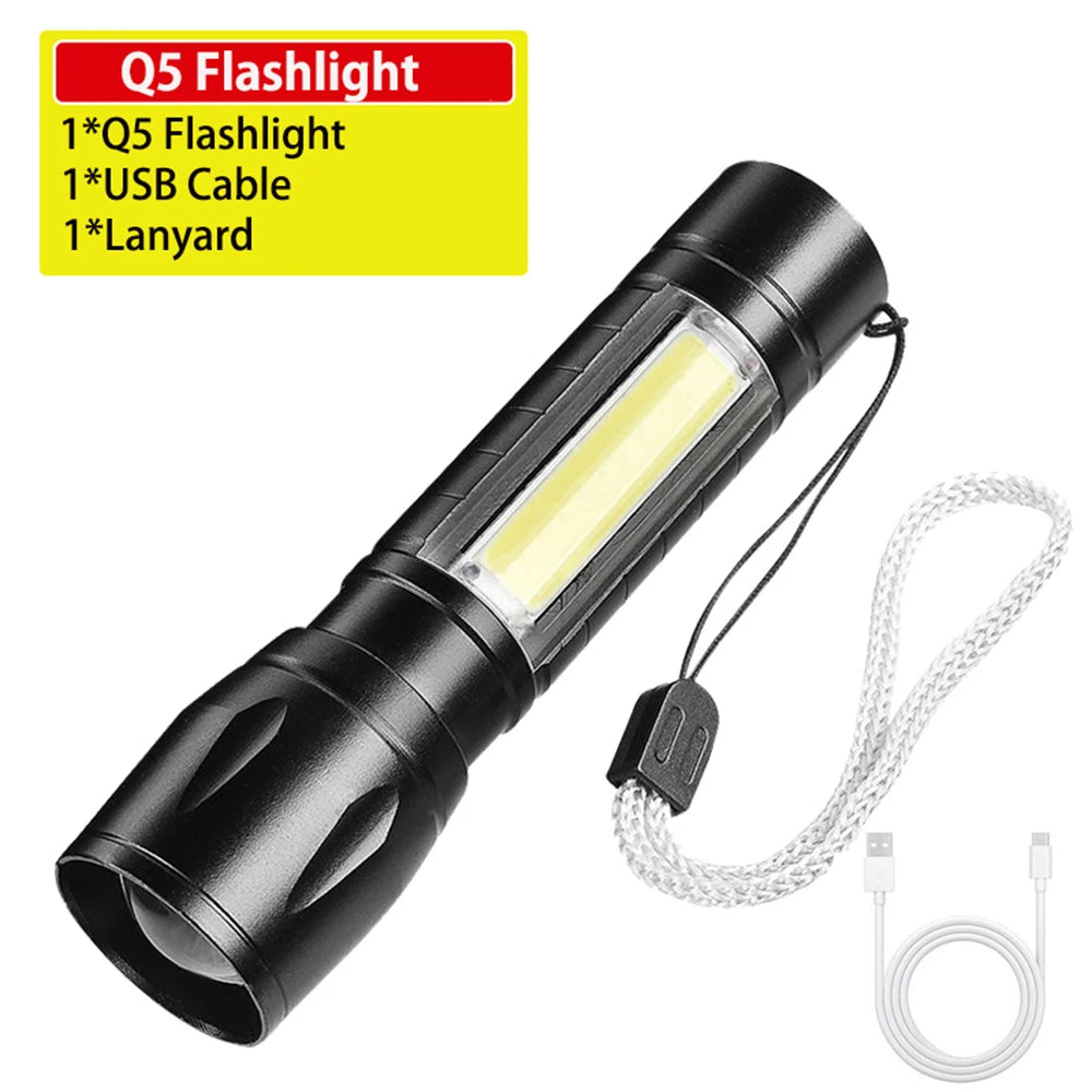 Rechargeable Led Flashlights Super Bright Flashlight