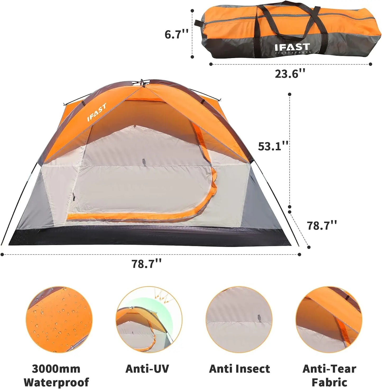 Tents, Outdoor Double  waterproof.