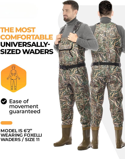 Chest Waders, Waterproof 4mm Neoprene