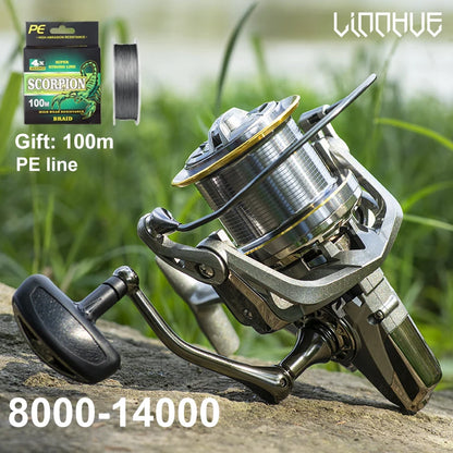 Fishing Reel 8000-14000 9000 10000 12000 Max Drag 20KG