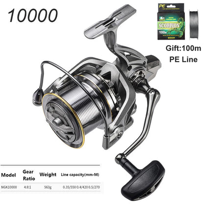 Fishing Reel 8000-14000 9000 10000 12000 Max Drag 20KG