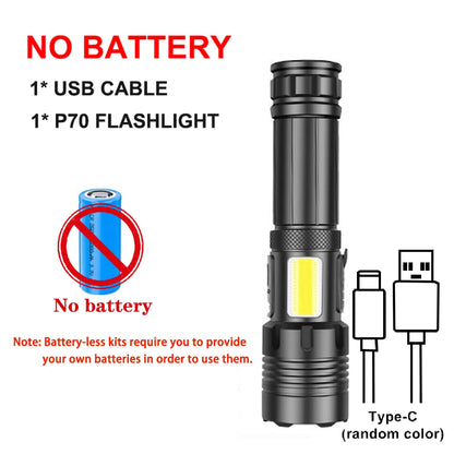 Rechargeable Led Flashlights Super Bright Flashlight