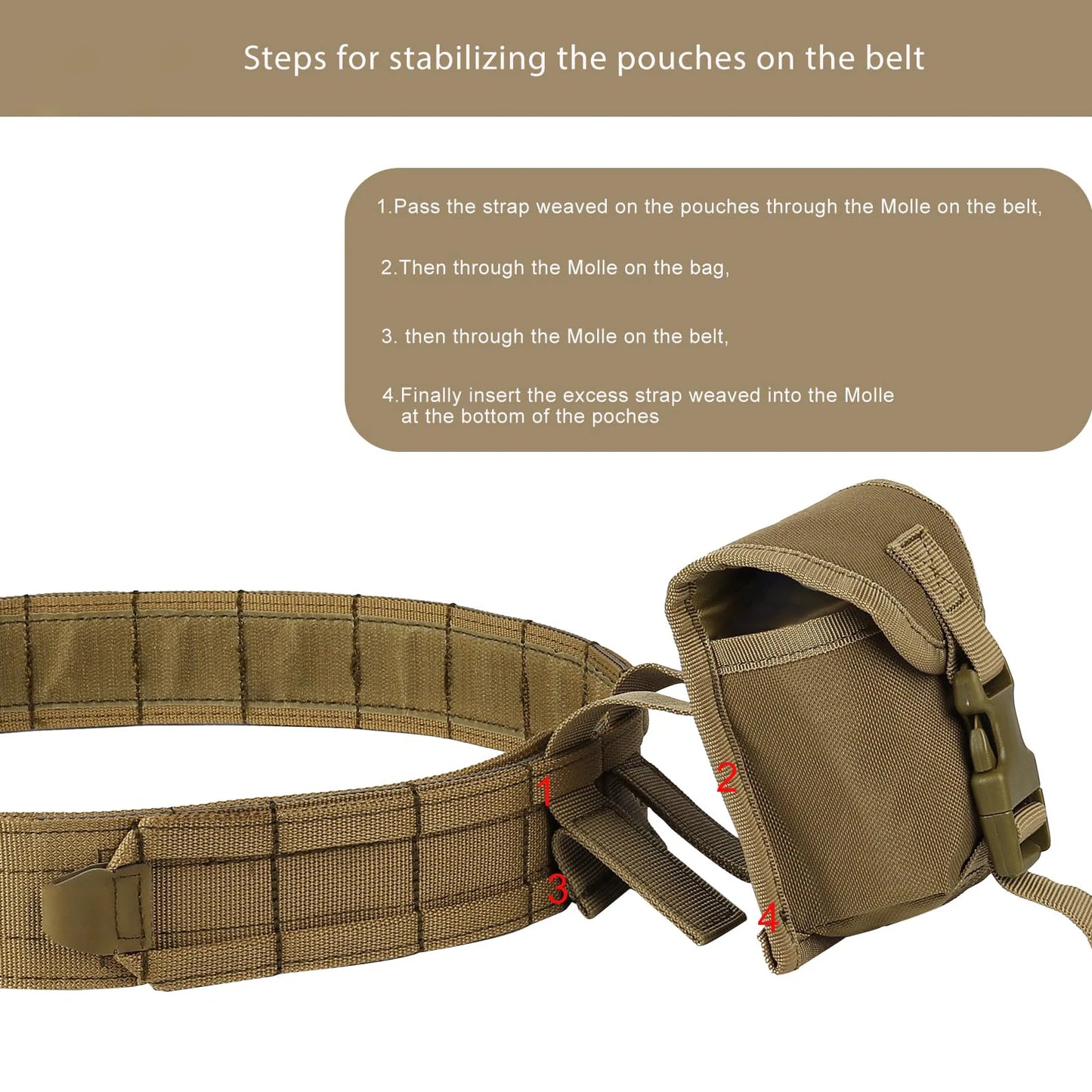 8-in-1 Hunting Tactical Battle Belt