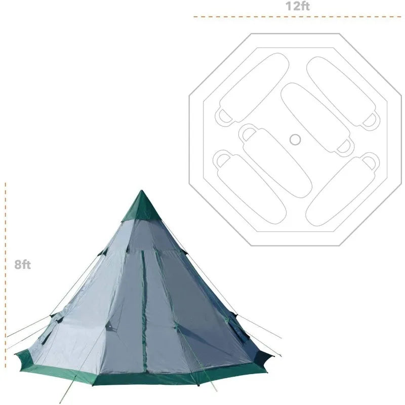 Winterial 6-7 Person Outdoor Teepee