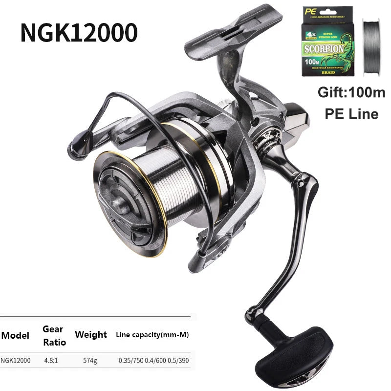 Fishing Reel 8000-14000 9000 10000 12000 Max Drag 20KG