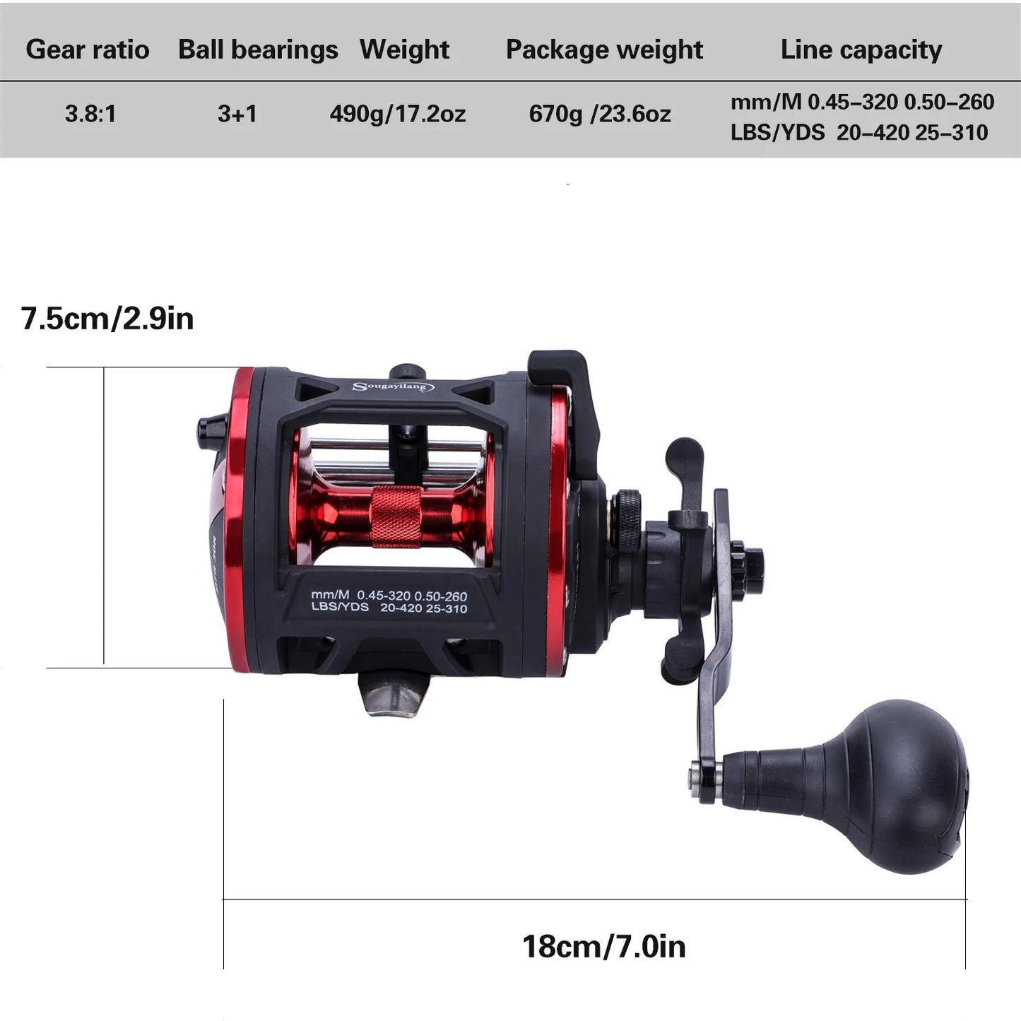 Fishing Reel Left/Right Hand Casting