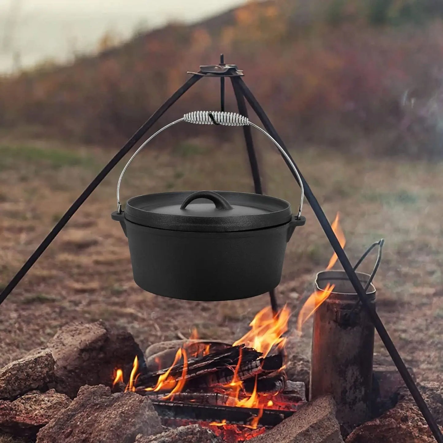 8  Pre-Seasoned Dutch Oven