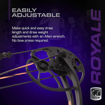 Compound Bow Package for Adults and Youth, 12”- 27”