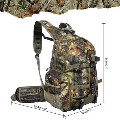 35L Camo Hunting Pack with Gun Bow Pocket