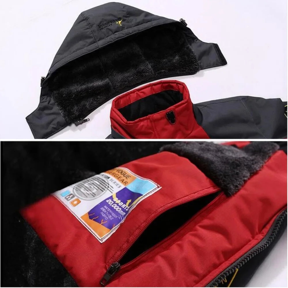 Winter Parka Men Windbreak Plus Thick Warm Windproof