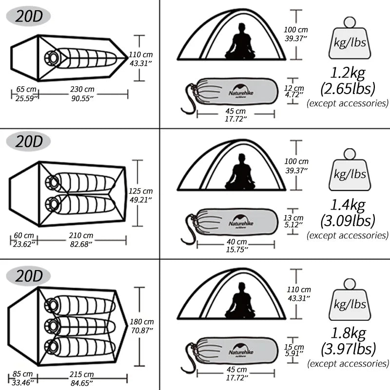 Ultralight  Waterproof tent